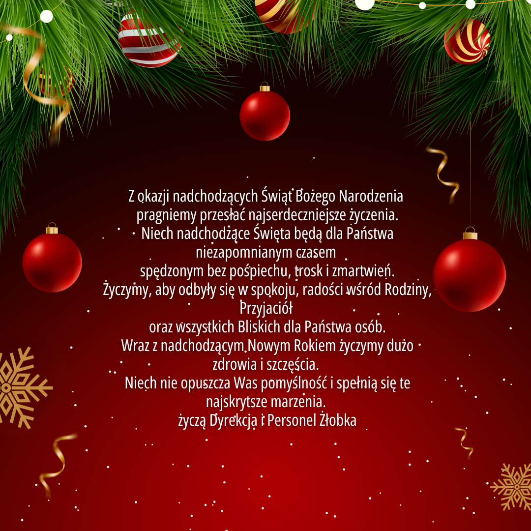 Życzenia Bożonarodzeniowe
